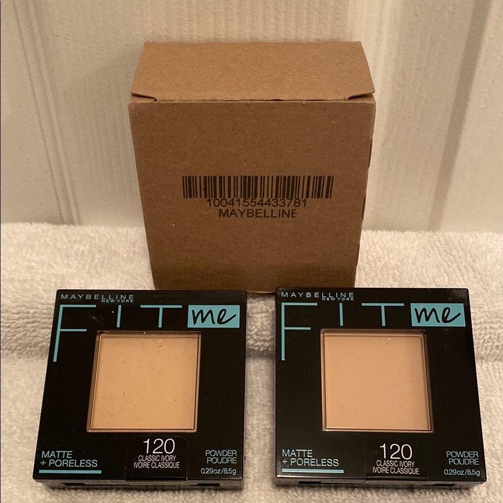 Brand New Maybelline Fit Me Matte + Poreless Powder - Classic Ivory…2 Pack
